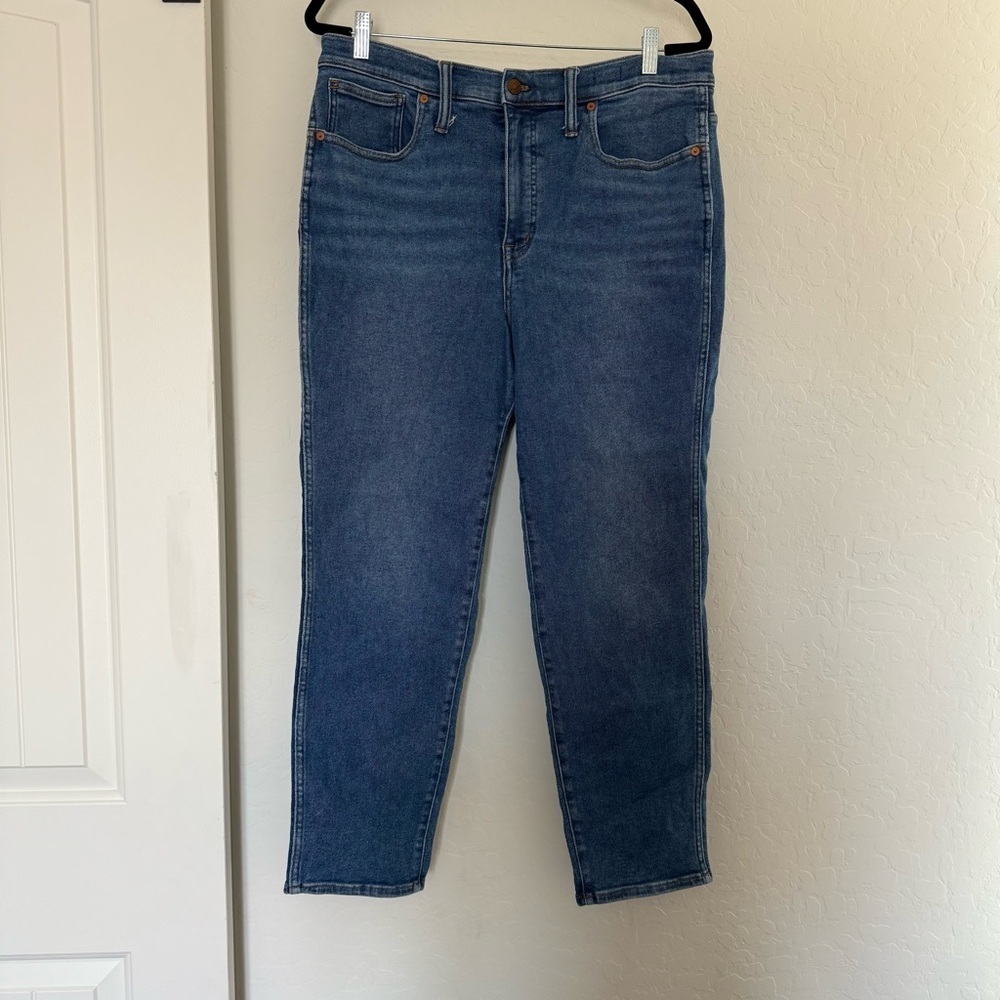 Madewell Women's Straight Leg Blue Jeans